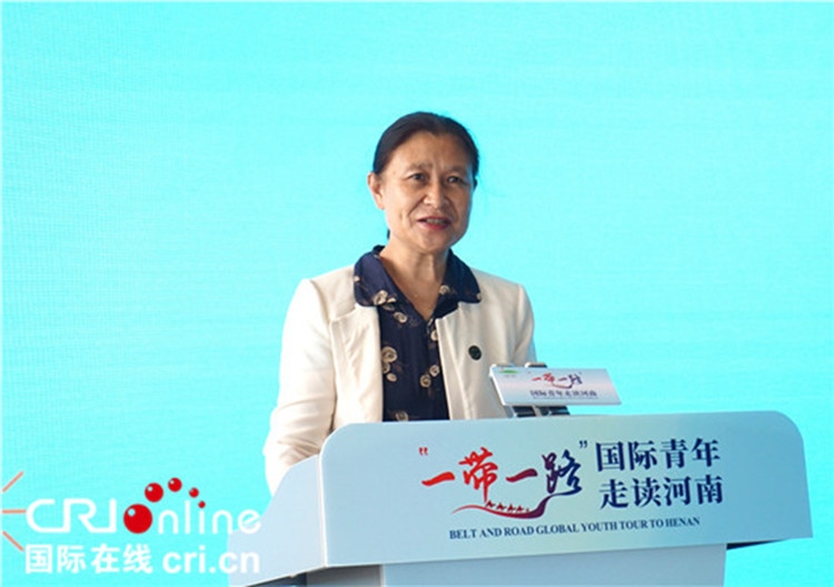 中國(guó)人民對(duì)外友好協(xié)會(huì)二級(jí)巡視員李冬梅致辭。賈親親 攝