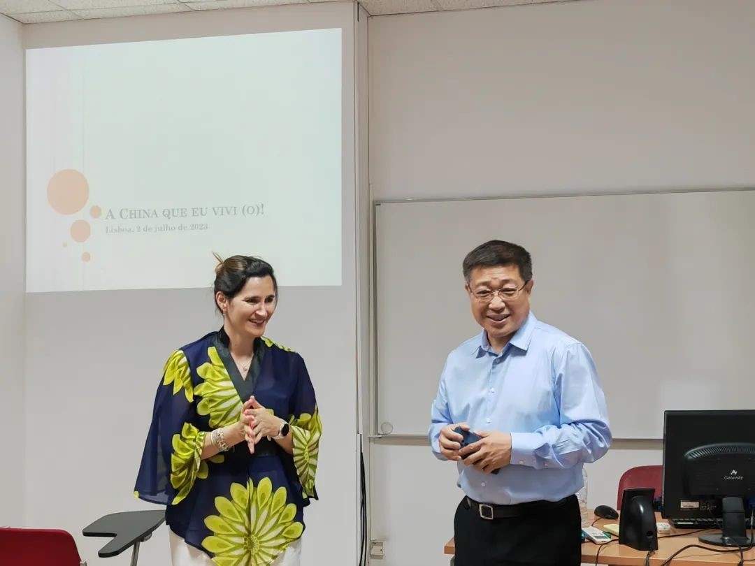 里斯本大學(xué)孔子學(xué)院組織漢語角活動。 圖片來源：里斯本大學(xué)孔子學(xué)院公眾號