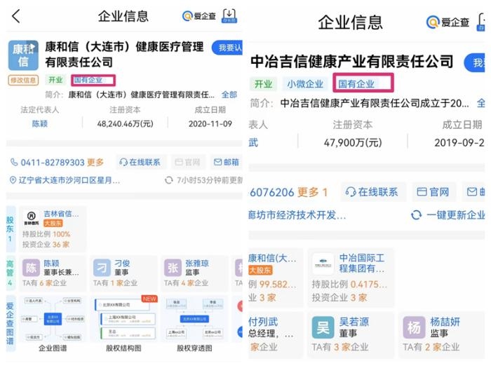 截圖自愛企查。