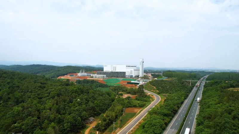 湖北省宜昌市生活垃圾發(fā)電特許經(jīng)營項目。陳臣攝