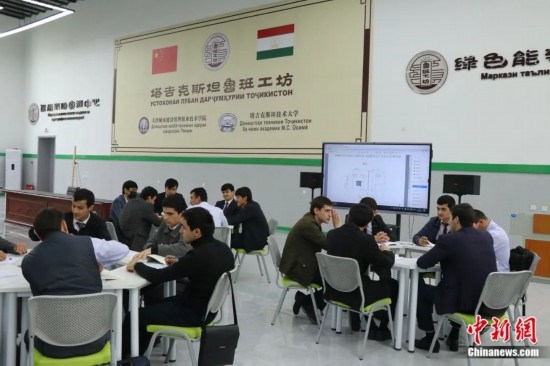 2023年4月，位于杜尚別的塔吉克斯坦魯班工坊課堂。張碩 攝