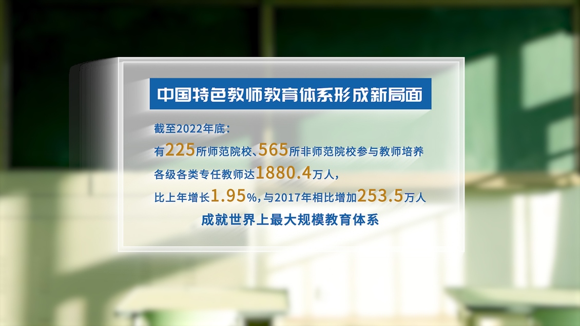 開學第一課丨【總書記的教書育人觀】建設(shè)教育強國，健全中國特色教師教育體系
