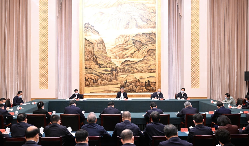  2023年5月17日上午，習(xí)近平在西安聽(tīng)取陜西省委和省政府工作匯報(bào)并發(fā)表重要講話(huà)。