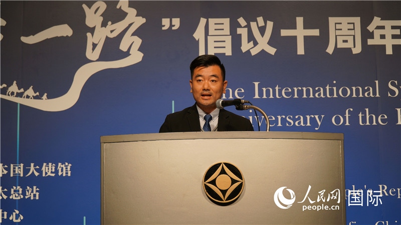 泰中“一帶一路”研究中心主任威倫發(fā)言。人民網(wǎng) 蔣曉辰攝