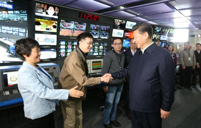 2019年1月25日，十九屆中央政治局在人民日報社就全媒體時代和媒體融合發(fā)展舉行第十二次集體學習。習近平總書記主持學習并發(fā)表重要講話。