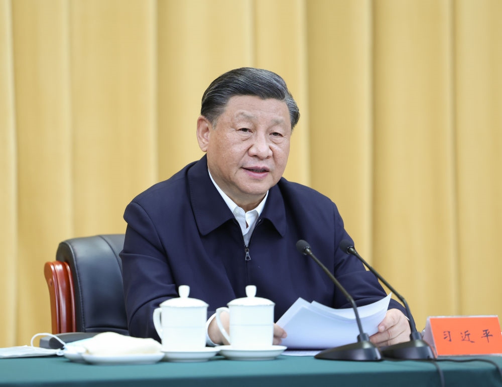 2023年6月2日，習近平在北京出席文化傳承發(fā)展座談會并發(fā)表重要講話。新華社記者 鞠鵬 攝
