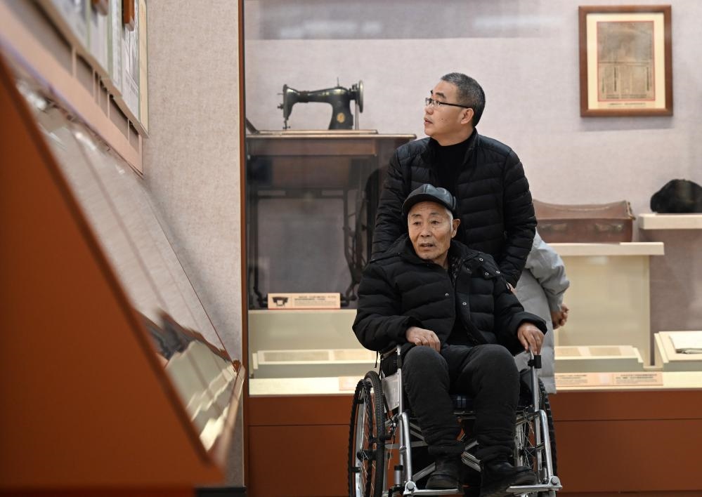 2024年1月29日，市民在平津戰(zhàn)役紀(jì)念館參觀(guān)。