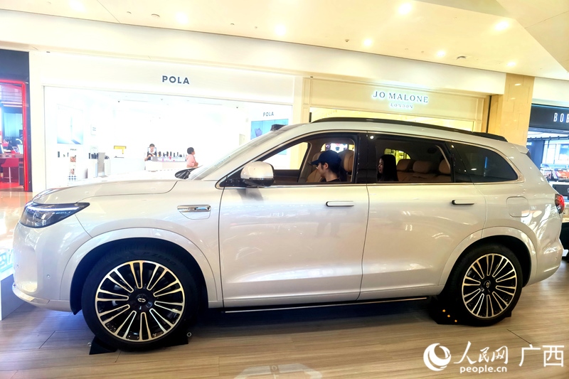  消費(fèi)者在試駕汽車。人民網(wǎng)記者 陳燕攝
