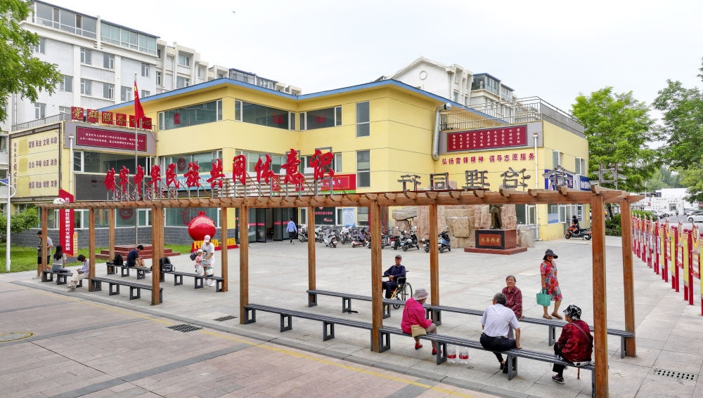 6月20日拍攝的長(zhǎng)城花園社區(qū)一角（無(wú)人機(jī)照片）。
