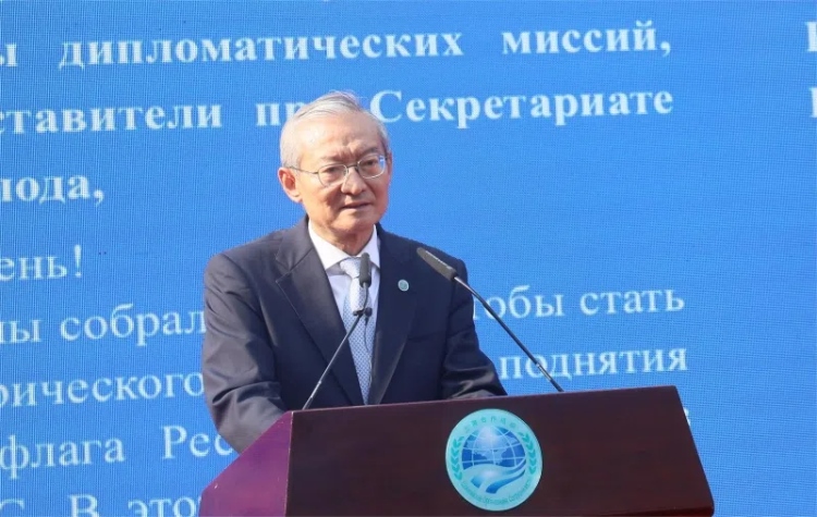 上合組織秘書長張明出席活動并致辭。主辦方供圖