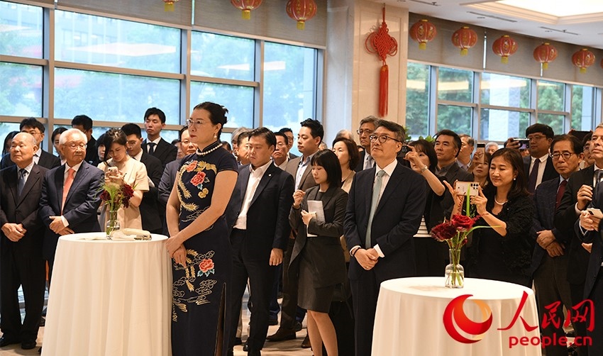 招待會現(xiàn)場。人民網(wǎng) 李帆攝