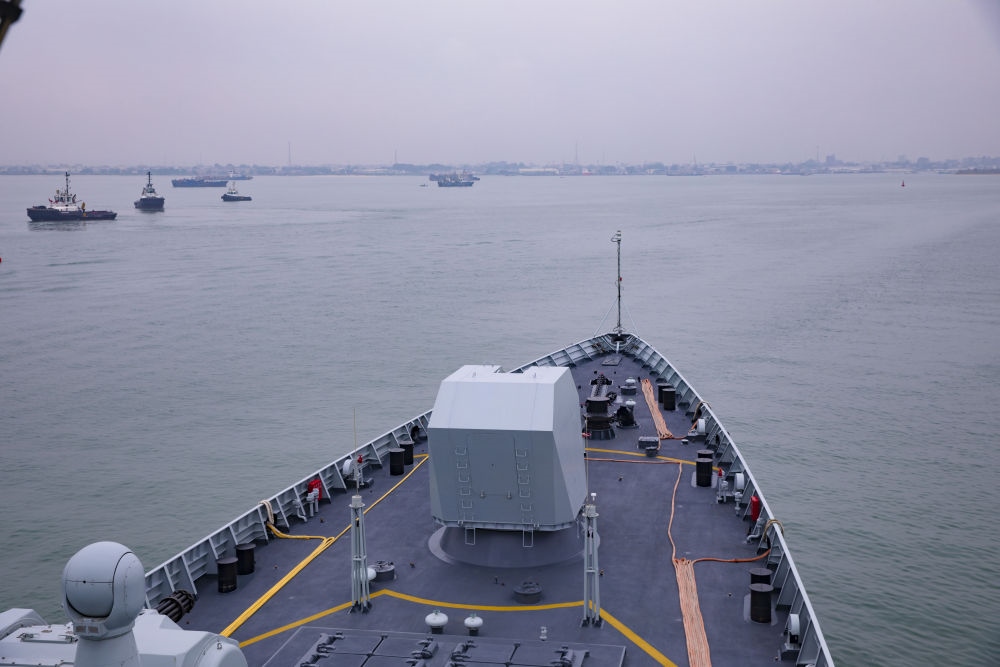 2023年7月14日，中國海軍第43批護航編隊南寧艦駛入剛果（布）黑角港，開始對剛果（布）進行為期4天的友好訪問。