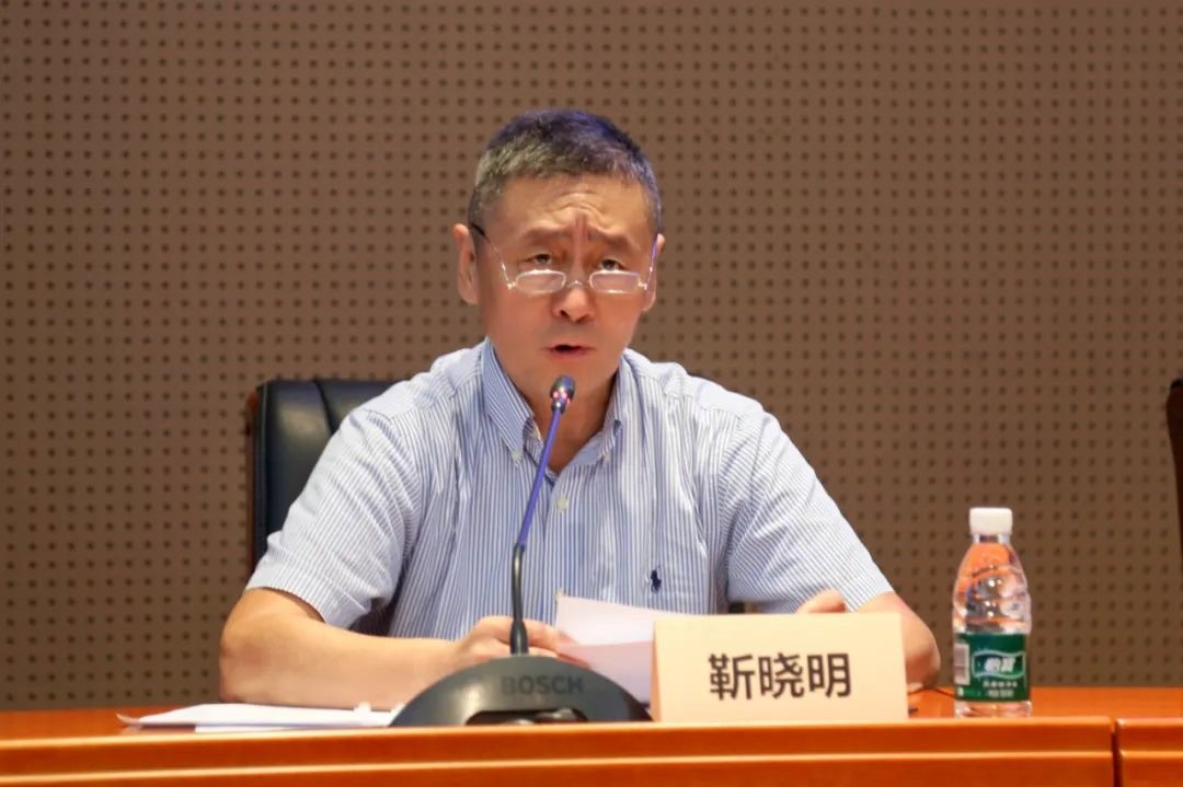 科技外交專家委員會(huì)主任委員、科技部國(guó)際合作司原司長(zhǎng)靳曉明致辭。主辦方供圖