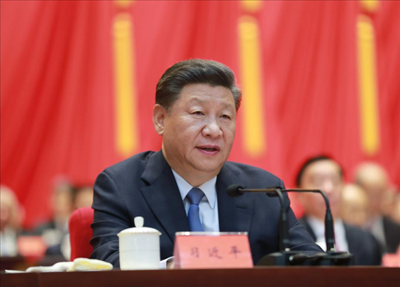 2019年9月20日，中央政協(xié)工作會(huì)議暨慶祝中國人民政治協(xié)商會(huì)議成立70周年大會(huì)在全國政協(xié)禮堂召開。中共中央總書記、國家主席、中央軍委主席習(xí)近平出席大會(huì)并發(fā)表重要講話。新華社記者 丁林 攝