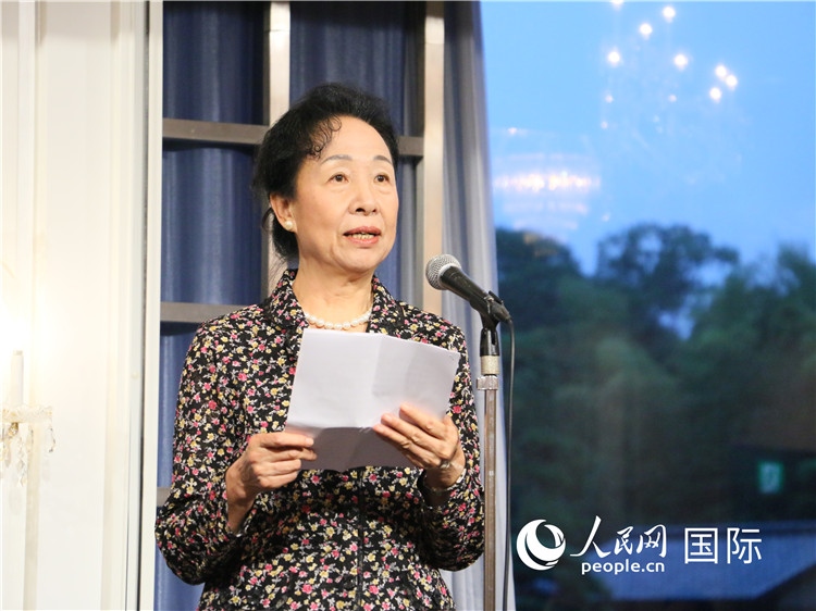 中國商務(wù)部原部長助理郭莉致辭。人民網(wǎng) 許可攝