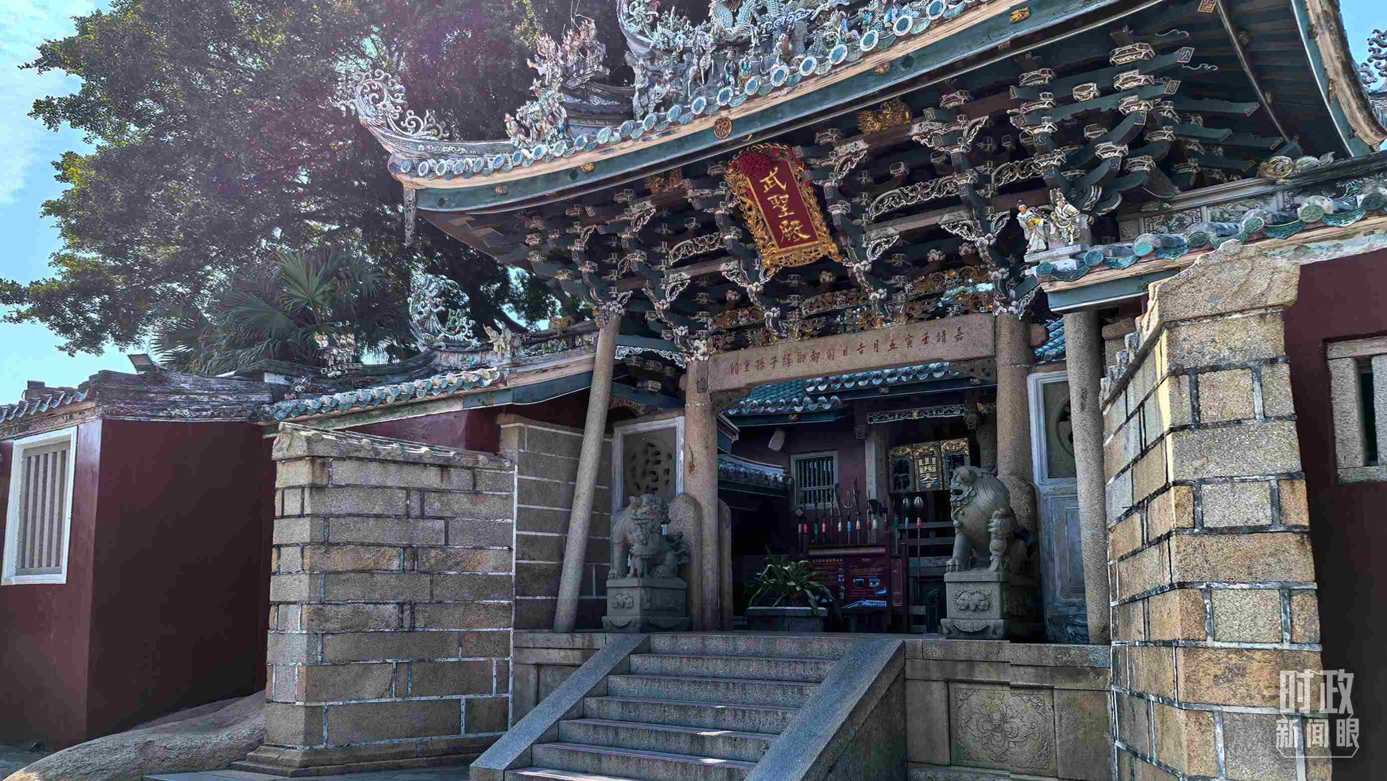 △關(guān)帝文化產(chǎn)業(yè)園。（總臺(tái)央視記者陸泓宇拍攝）