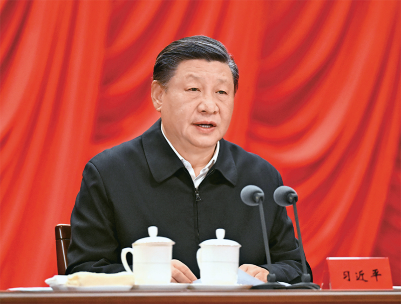 2023年2月7日，新進(jìn)中央委員會(huì)的委員、候補(bǔ)委員和省部級(jí)主要領(lǐng)導(dǎo)干部學(xué)習(xí)貫徹習(xí)近平新時(shí)代中國(guó)特色社會(huì)主義思想和黨的二十大精神研討班在中央黨校（國(guó)家行政學(xué)院）開(kāi)班。中共中央總書(shū)記、國(guó)家主席、中央軍委主席習(xí)近平在開(kāi)班式上發(fā)表重要講話(huà)。 新華社記者 李學(xué)仁/攝