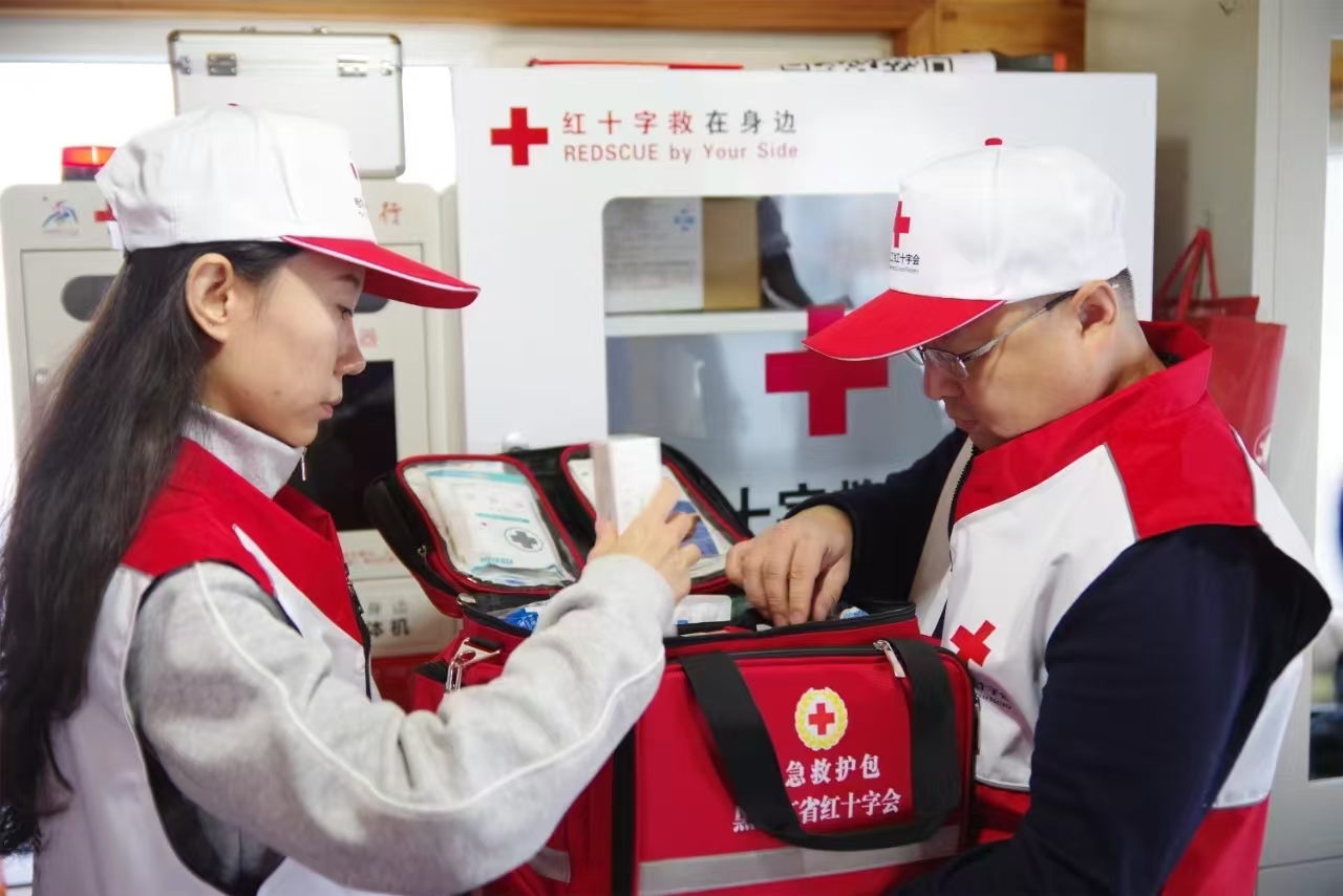 應急救援志愿者培訓現(xiàn)場。 中國紅十字會總會供圖