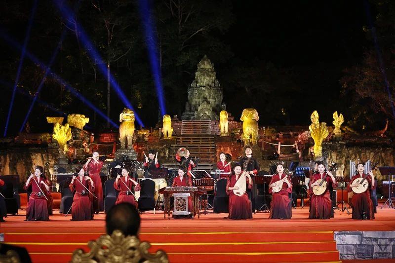 2024年1月13日，在柬埔寨暹粒舉行的“中柬人文交流年”啟動儀式。