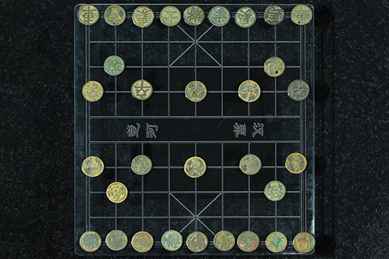 宋代中國銅象棋子。主辦方供圖