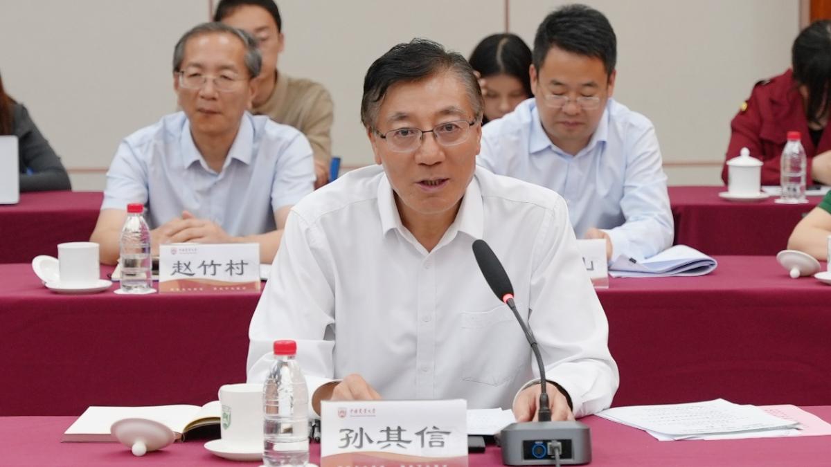 中國工程院院士、中國農(nóng)業(yè)大學(xué)校長孫其信。校方供圖